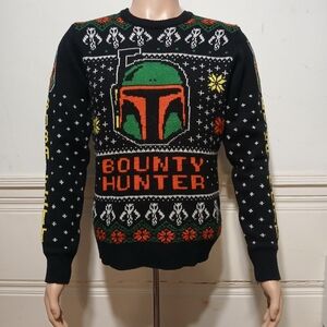 Star Wars Boba Fett Christmas Sweater Small